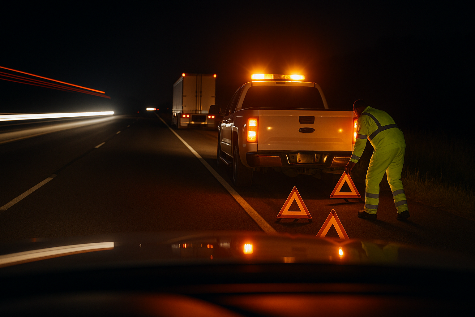 Cones, Triangles, and Staying Visible at Night